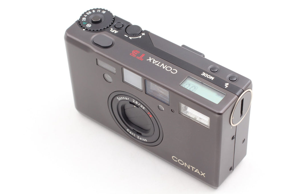 Contax T3 Titan Black Compact 35mm Film Camera From JAPAN