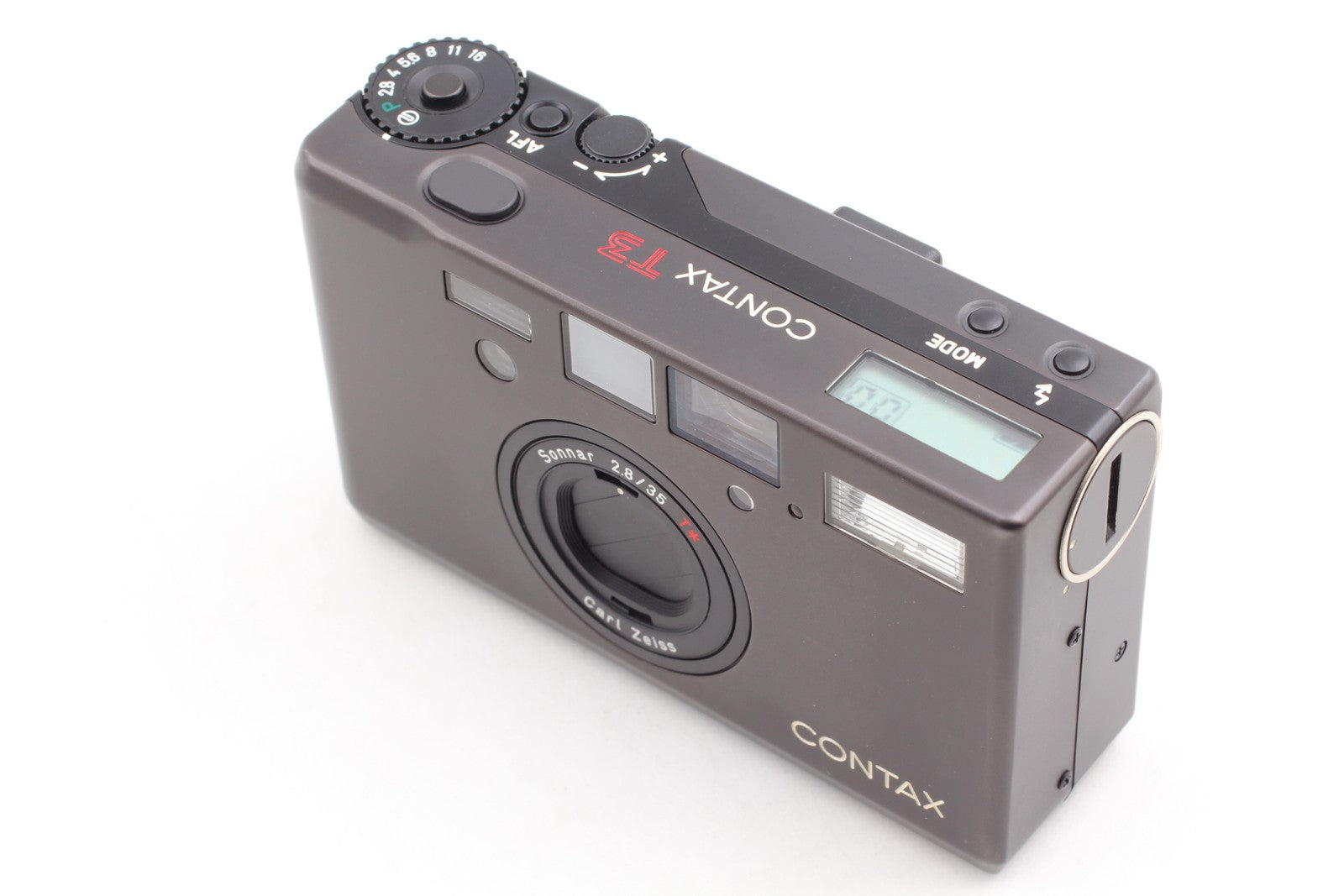 Contax T3 Titan Black Compact 35mm Film Camera From JAPAN