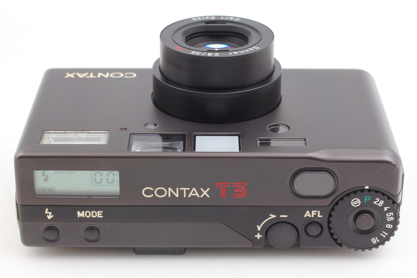 Contax T3 Titan Black Compact 35mm Film Camera From JAPAN